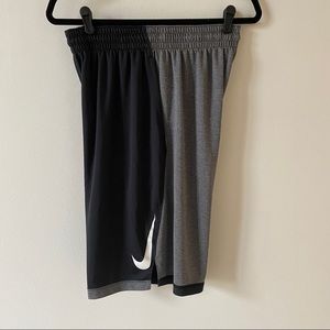 Nike Elite Black/Gray Basketball Shorts